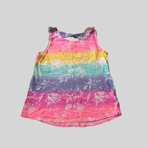 Girl’s Rainbow Tie Dye SO Tank Top